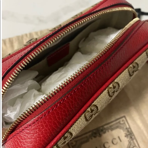 GUCCI GG CANVAS BREE CROSSBODY/SHOULDER BAG - Picture 4 of 9